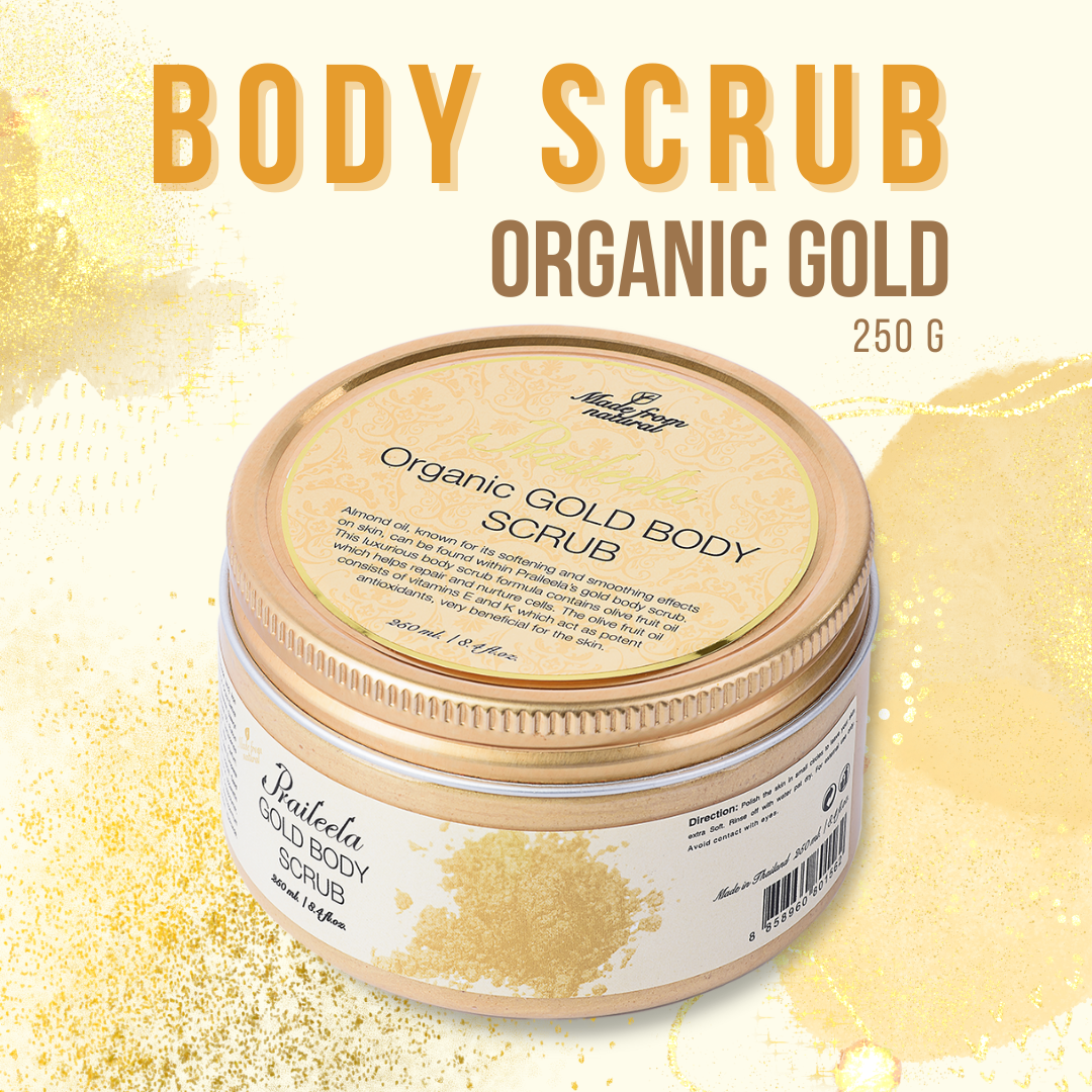 PRAILEELA Gold Body Scrub (Wholesale)