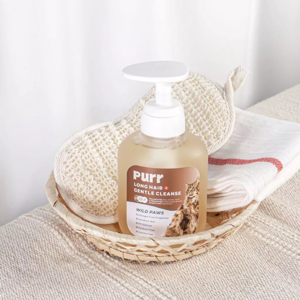 PURR Long Hair Gentle Cat Shampoo 1L (Wholesale)